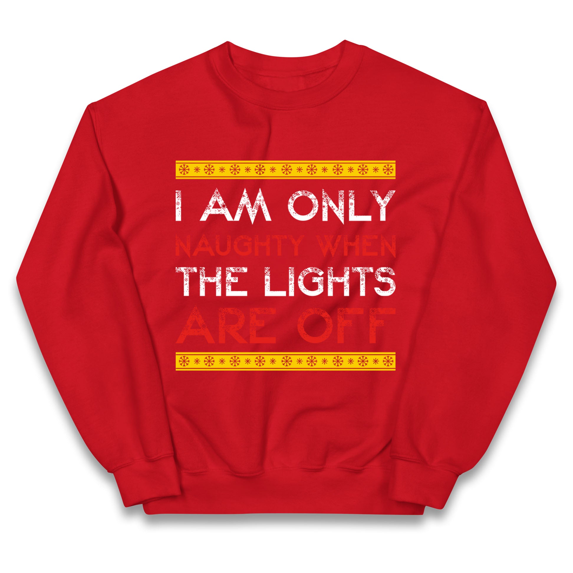 naughty christmas jumper