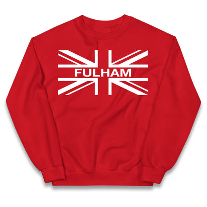 Fulham Football Flag Kids Jumper