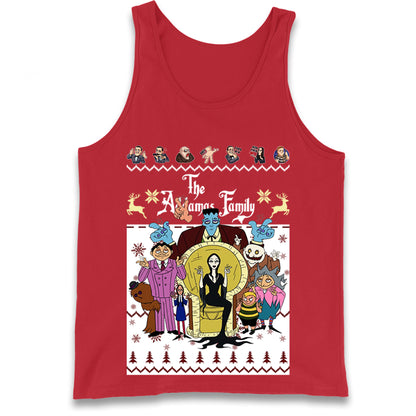 Scary Addams Christmas Tank Top