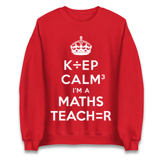 Keep Calm I’m A Maths Teacher Jumper