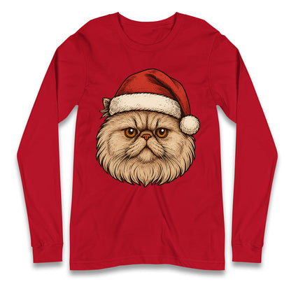 Persian Cat Christmas Longsleeve T Shirt 