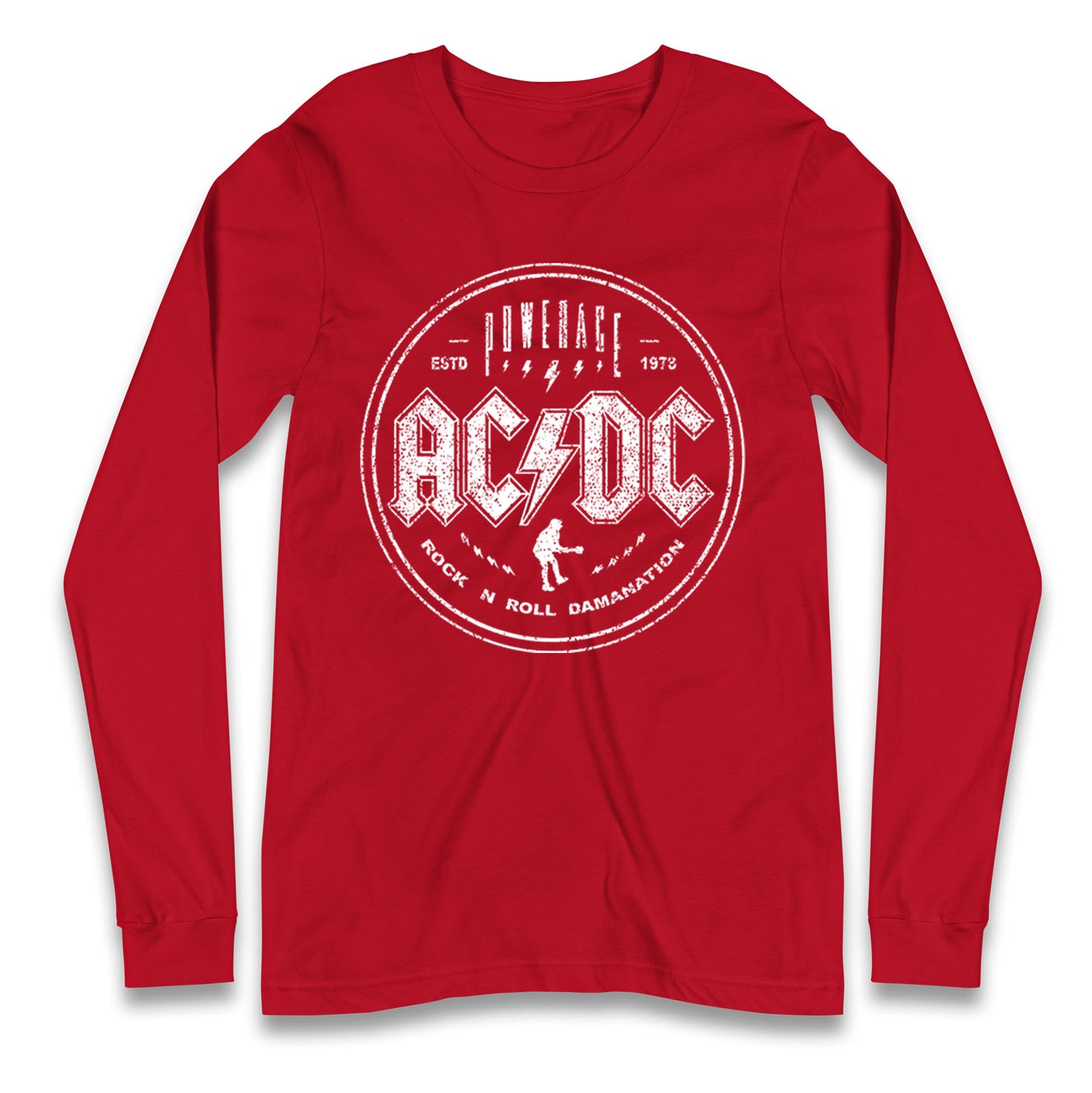 ACDC Rock N Roll Domination Longsleeve T Shirt