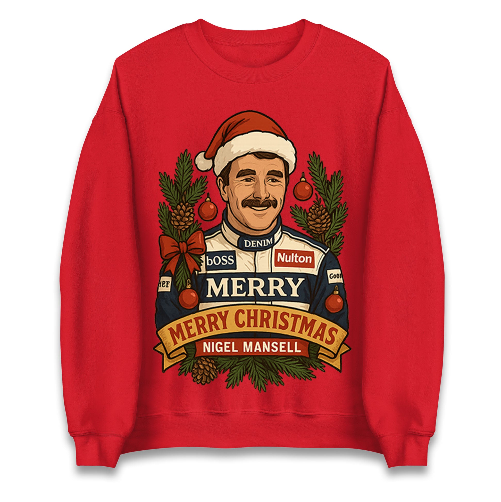 Nigel Mansell Christmas Jumper
