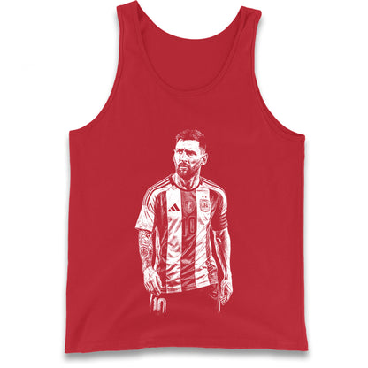 Lionel Messi Argentina Tank Top
