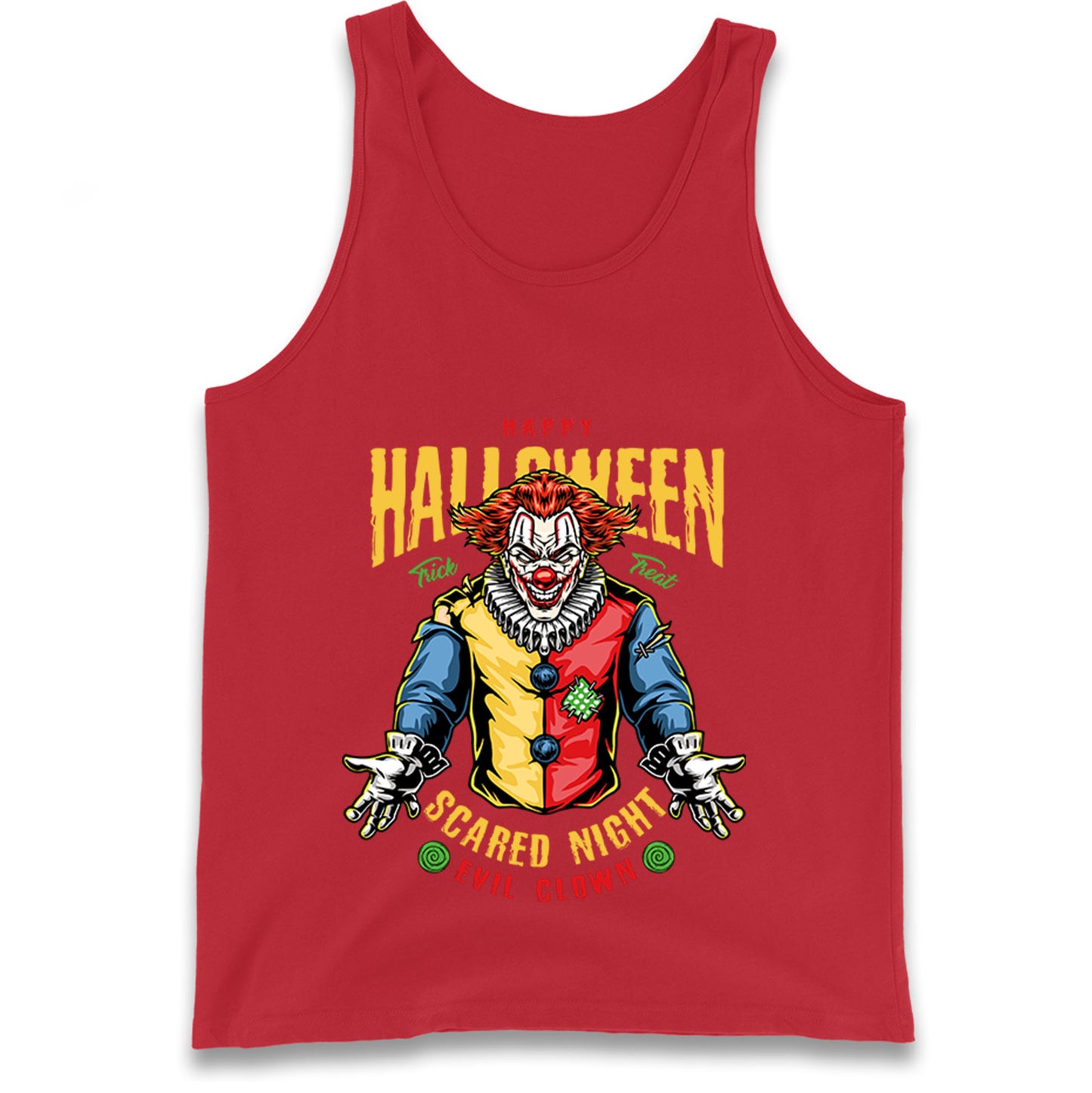 Halloween Clown Tank Top
