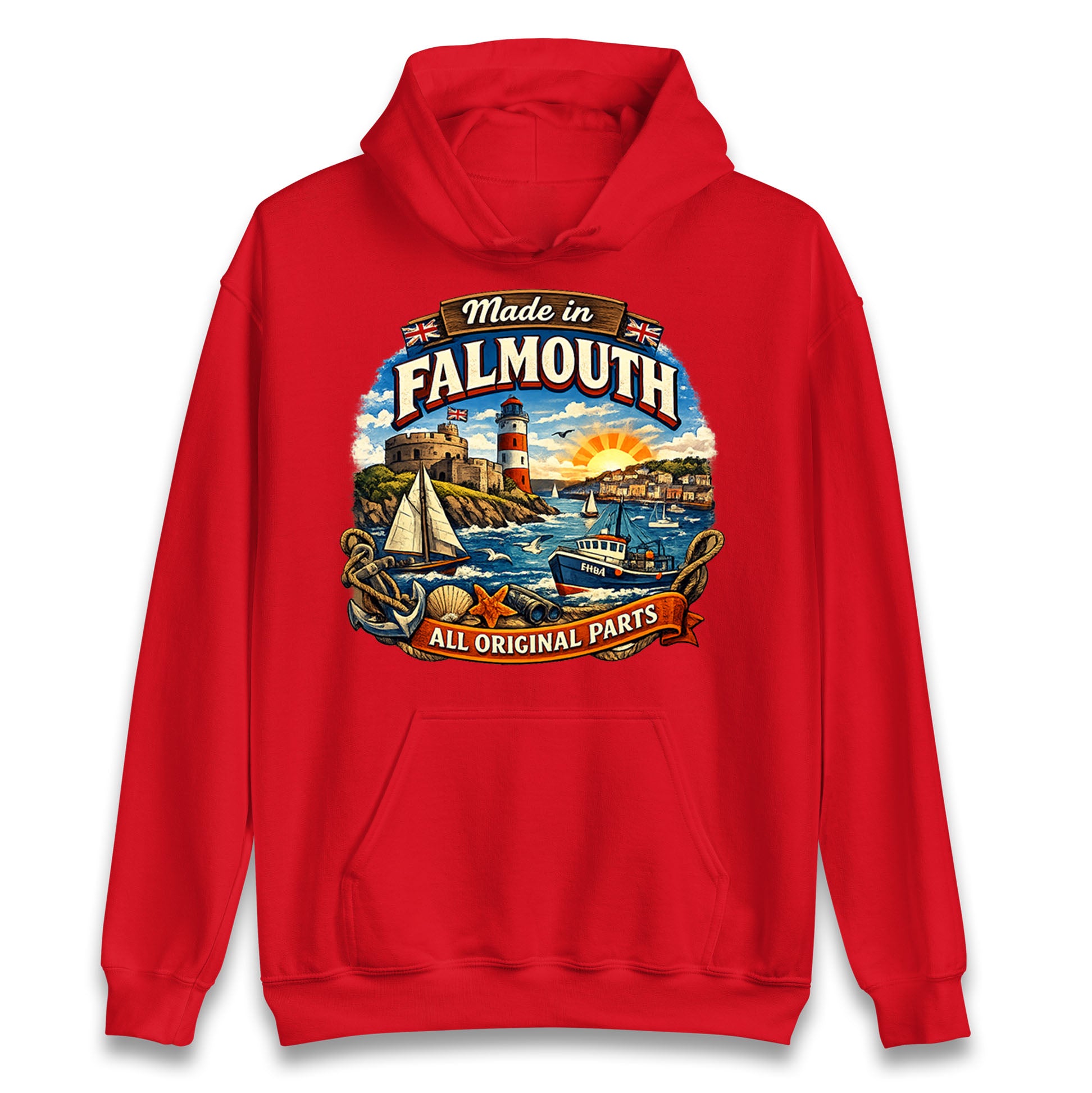 Made In Falmouth All Original Parts Hoodie