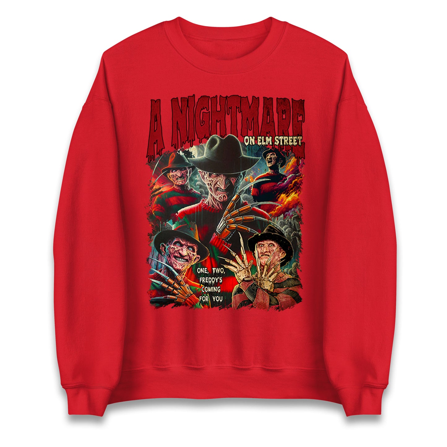 Al Nightmare on Elm Street Freddy Krueger Sweatshirt