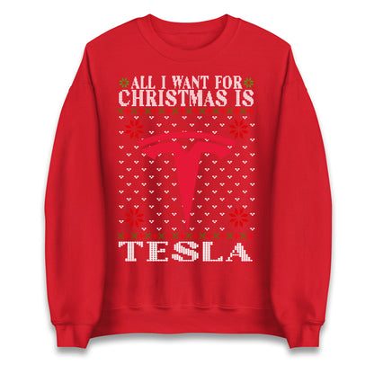 Tesla Christmas Jumper
