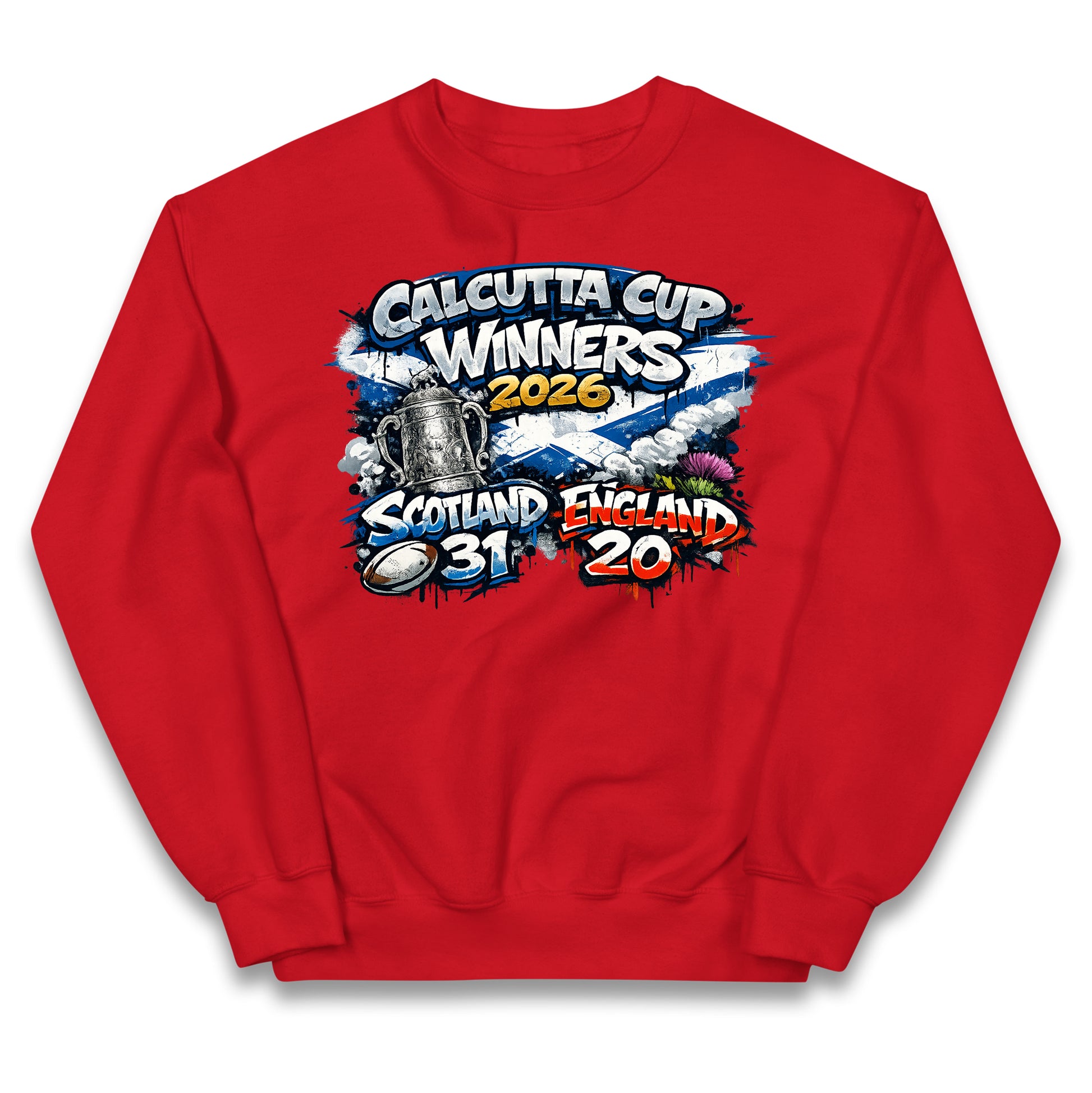 Scotland Calcutta Cup Winners 2026 Kids Jumper