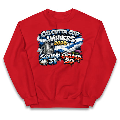 Scotland Calcutta Cup Winners 2026 Kids Jumper