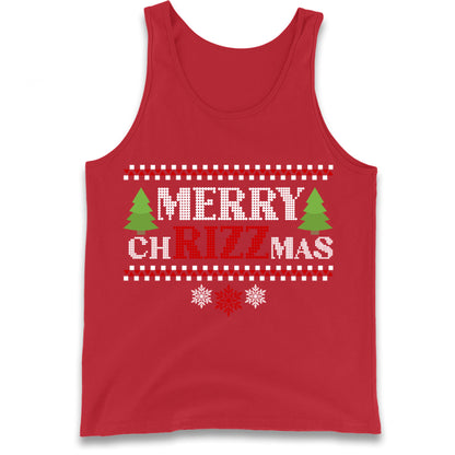 merry christmas tree tank top