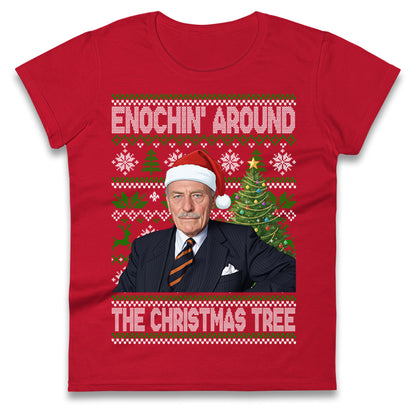 Enoch Powell Enochin Around the Christmas Tree Christmas Ladies Shirt