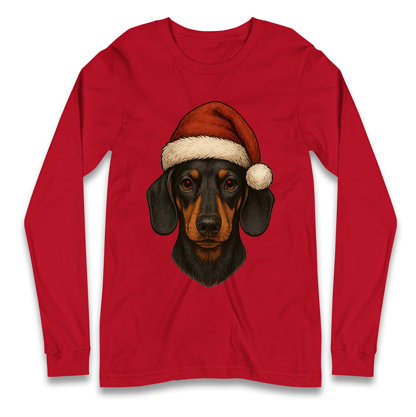 Dachshund Christmas Longsleeve T Shirt