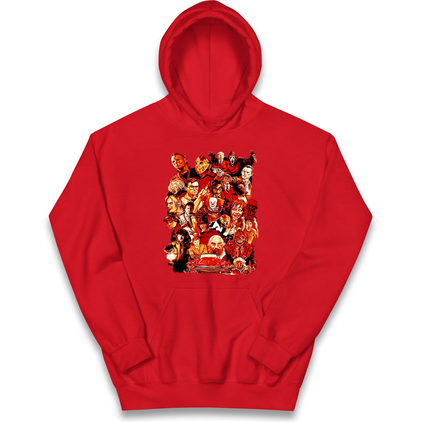 Horror Characters Halloween Kids Hoodie