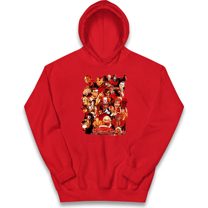 Horror Characters Halloween Kids Hoodie