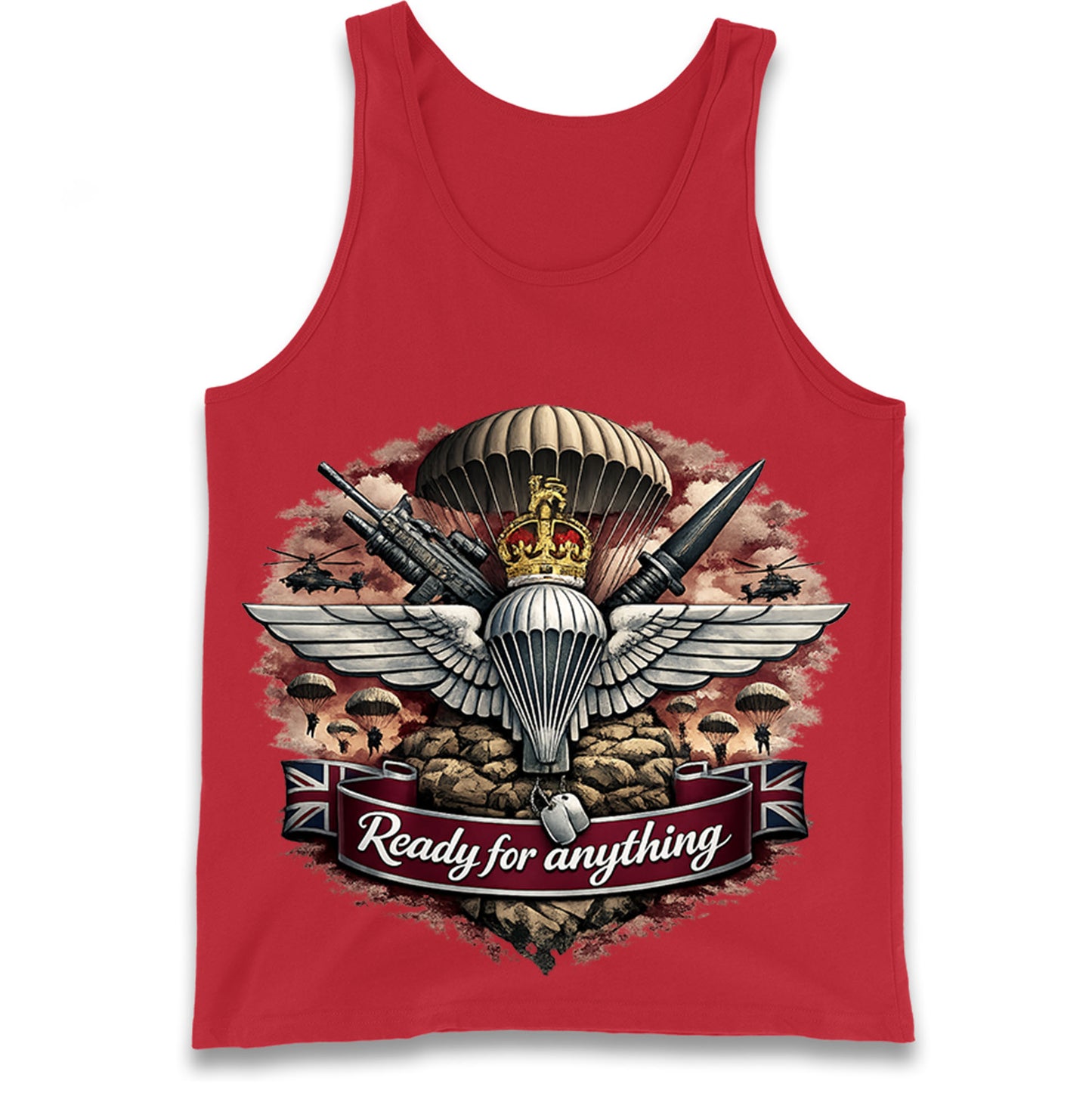 Ready for Anything Parachute Regiment Tank Top