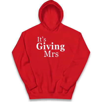 It’s Giving Mrs Kids Hoodie