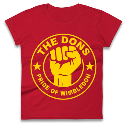 AFC Wimbledon Football Ladies T Shirt