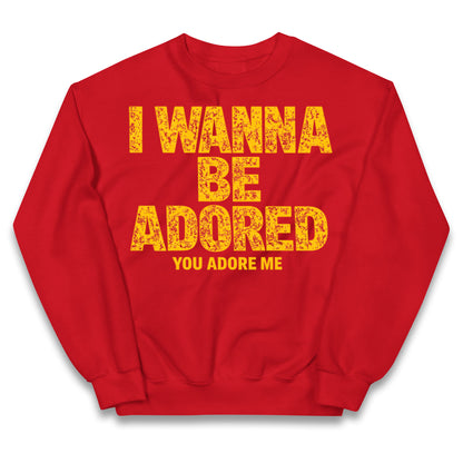 I Wanna Be Adored Stone Roses Kids Jumper