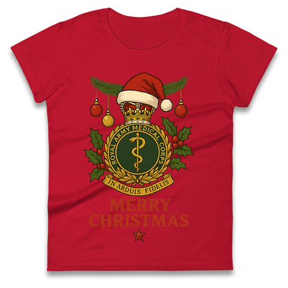 Royal Army Medical Corps Christmas Ladies T Shirt