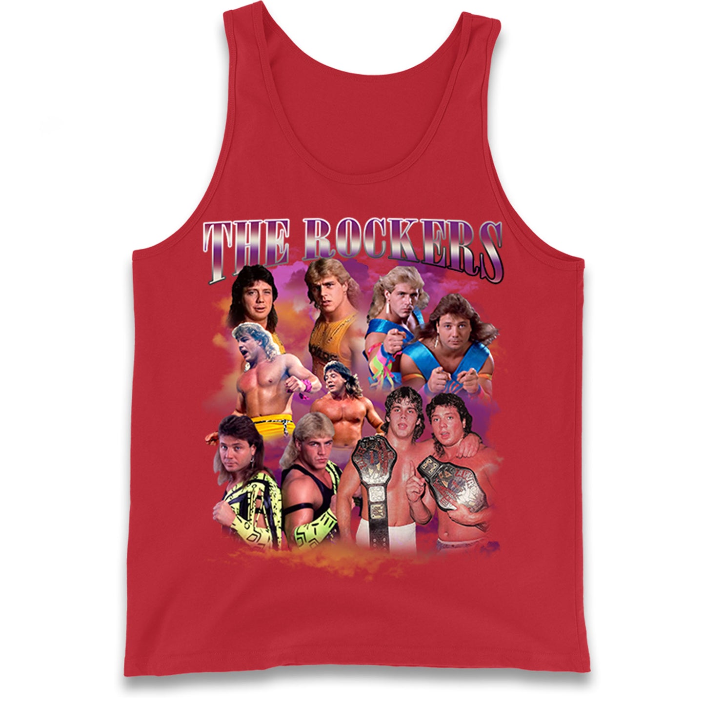 Retro The Rockers Bootleg Wrestling Tank Top