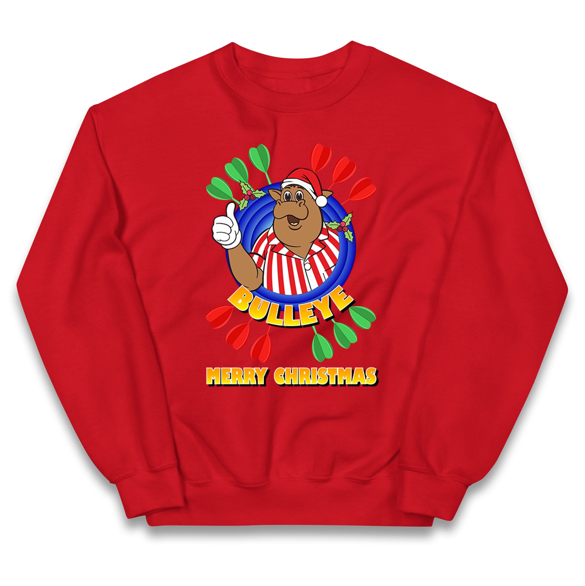 bullseye dartboard christmas jumper