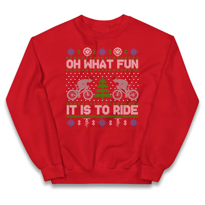 BMX Christmas Kids Jumper