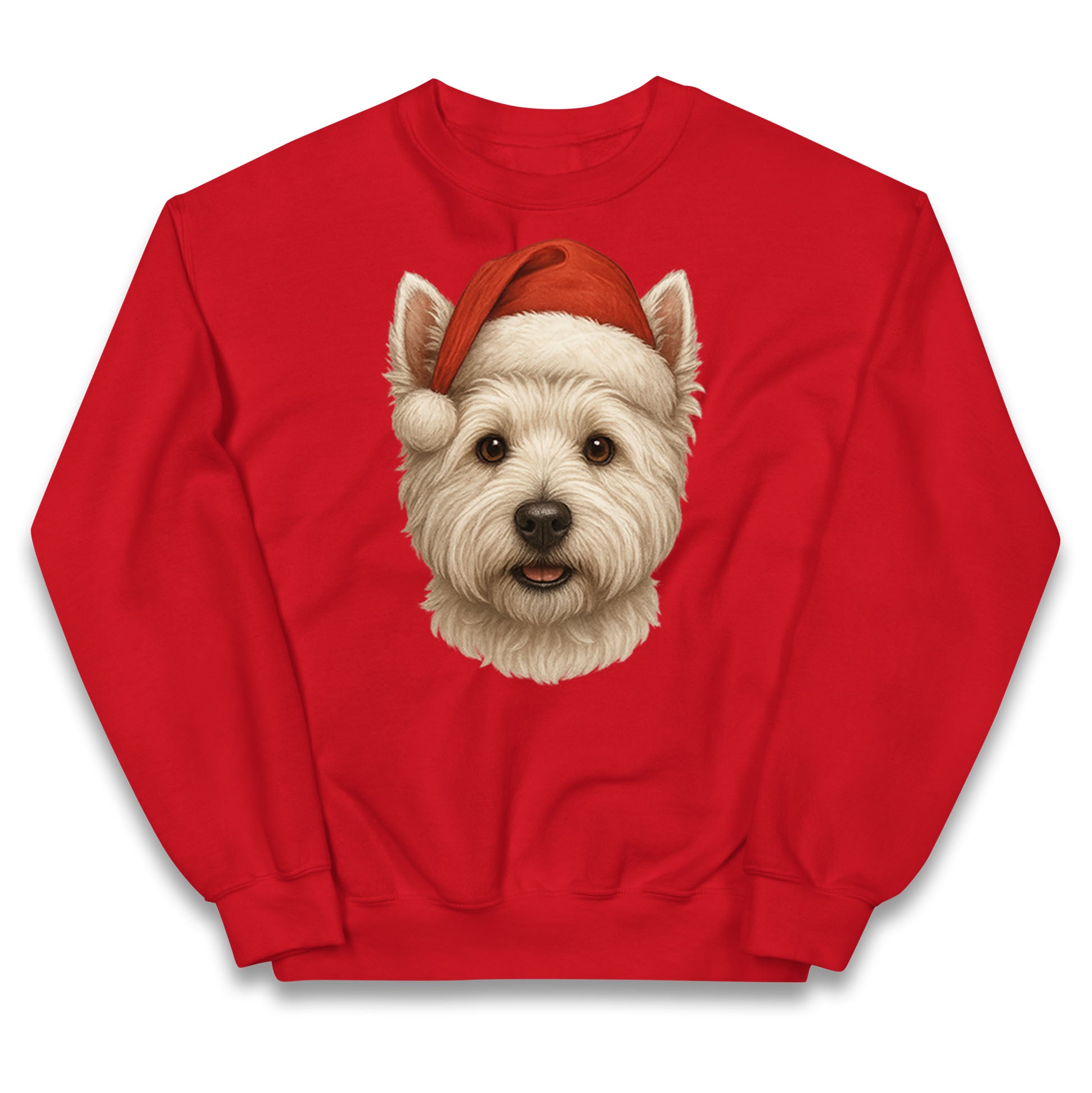 West Highland White Terrier Christmas Kids Jumper