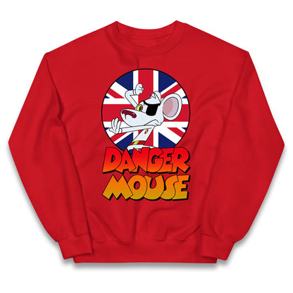 Danger Mouse Union Jack Kids Jumper
