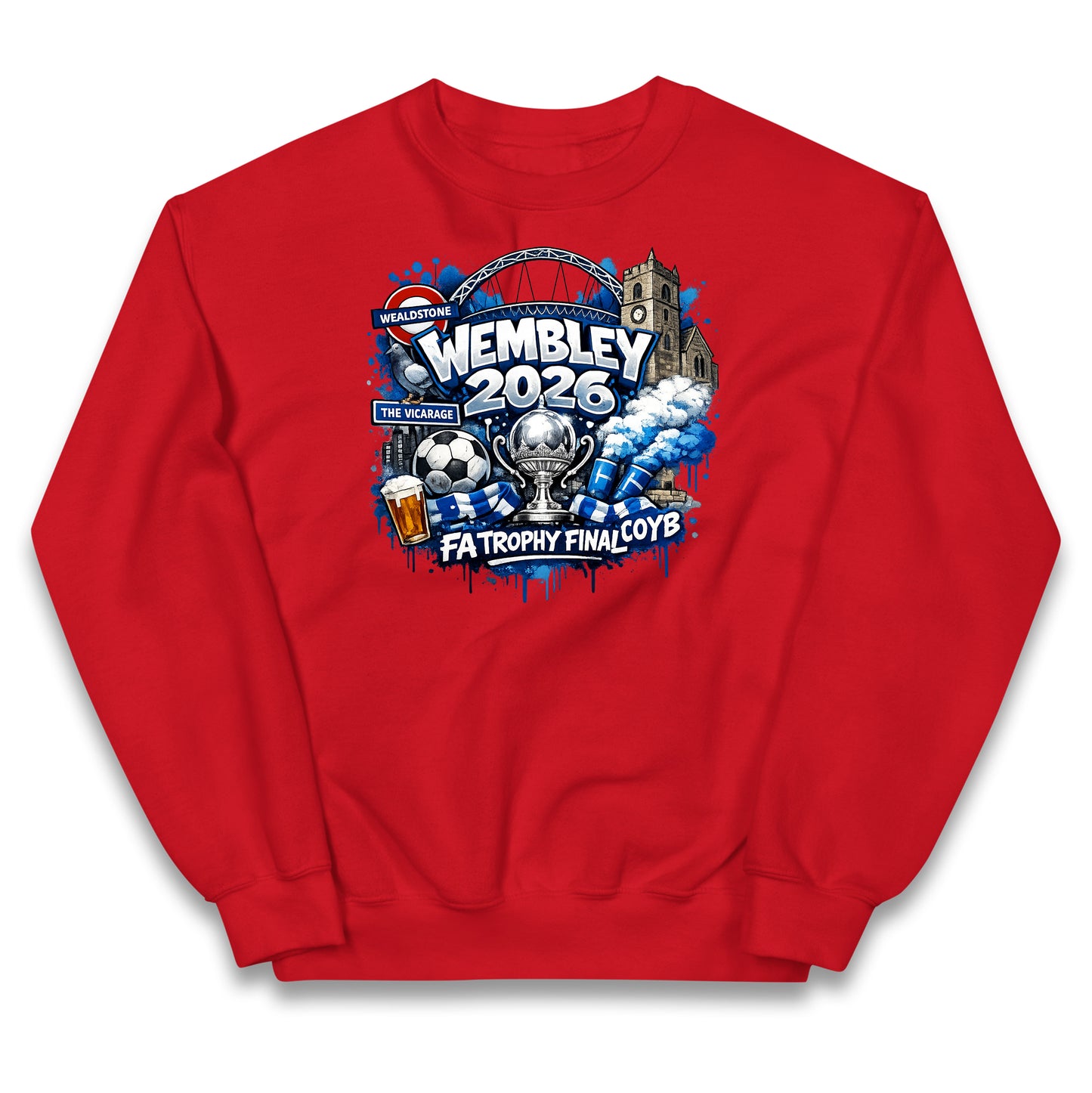 Wealdstone FA Trophy Final Wembley 2026 | Buy FA Trophy Wear Kids Jumper 