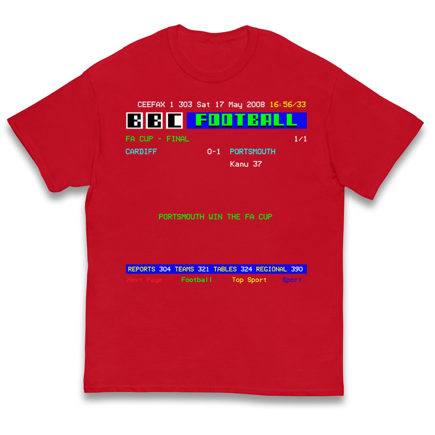 Portsmouth FA Cup Winners 2008 Kids T Shirt