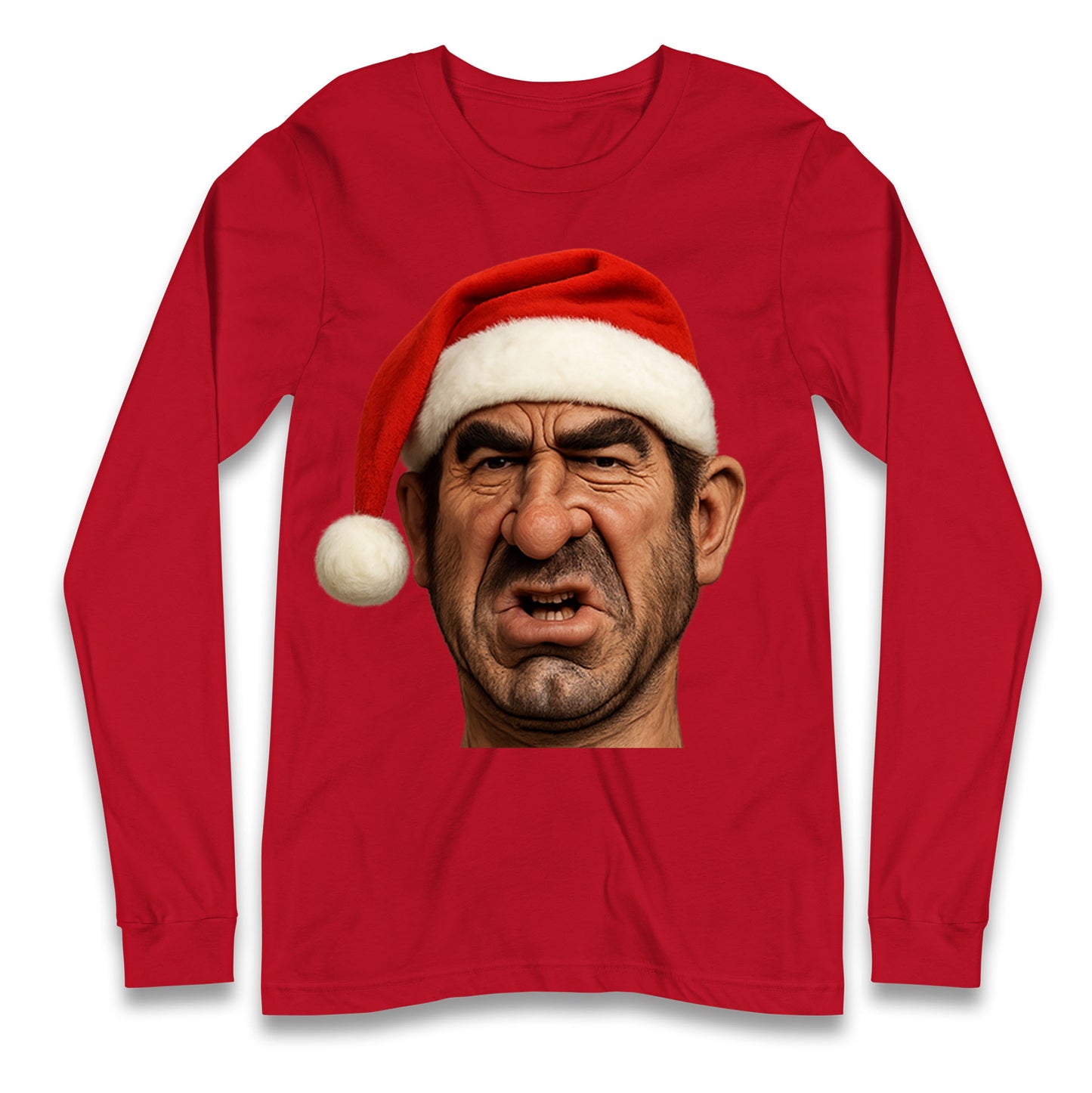 Eric Cantona Xmas Longsleeve T Shirt