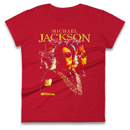 King Of Pop Ladies T Shirt