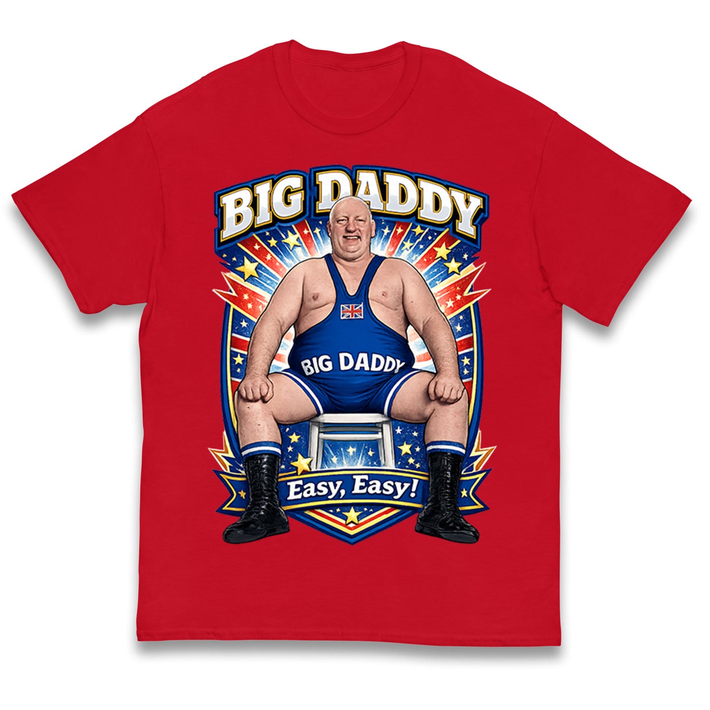 Big Daddy UK Wrestling Kids T Shirt