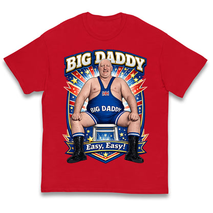 Big Daddy UK Wrestling Kids T Shirt