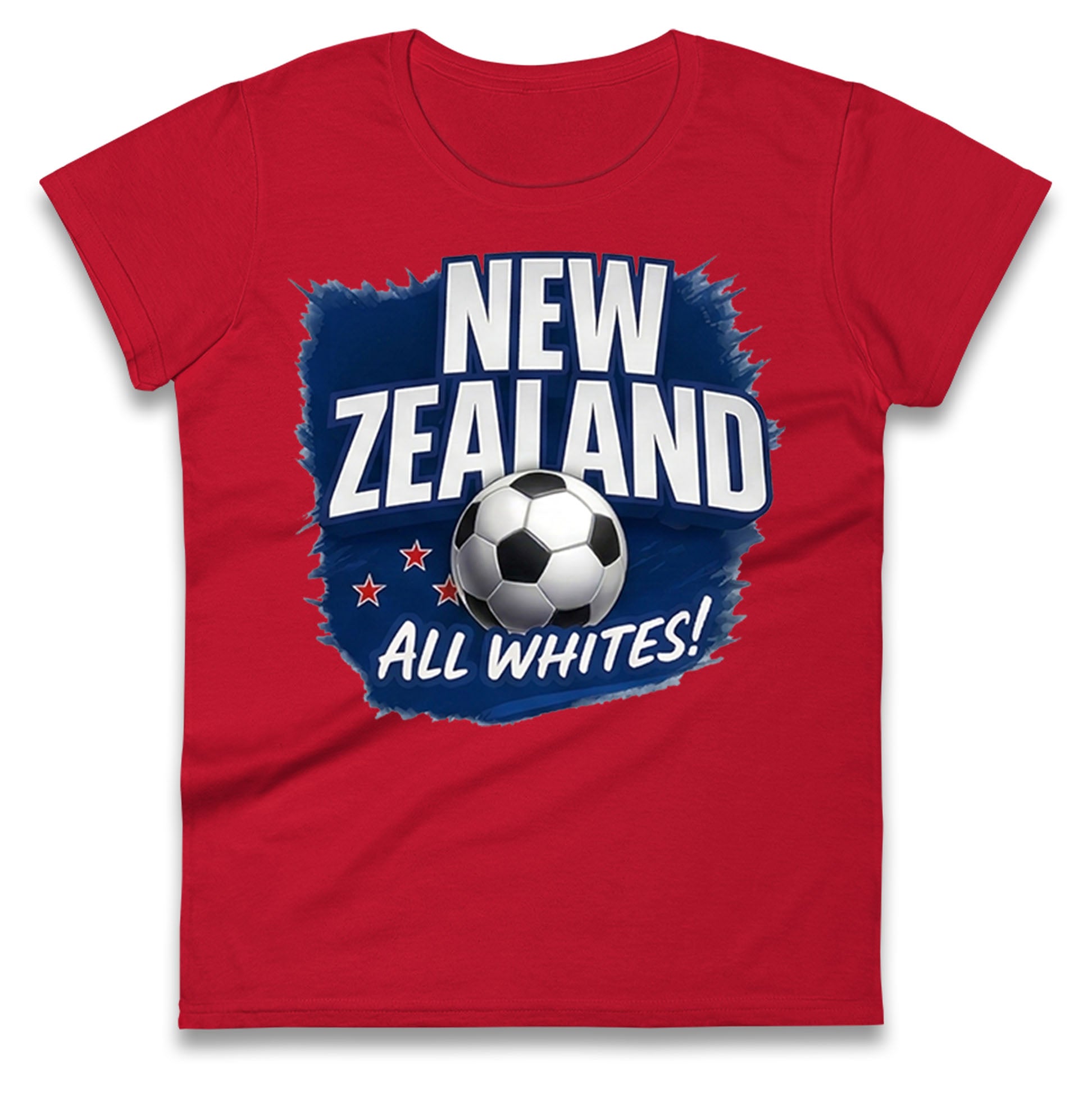 New Zealand Retro World Cup Ladies T Shirt