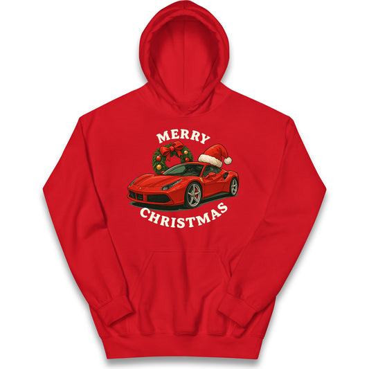 Ferrari Christmas Kids Hoodie