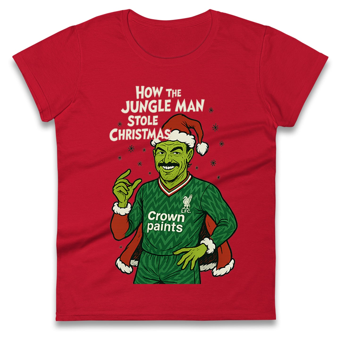 Liverpool Xmas Ladies T Shirt 