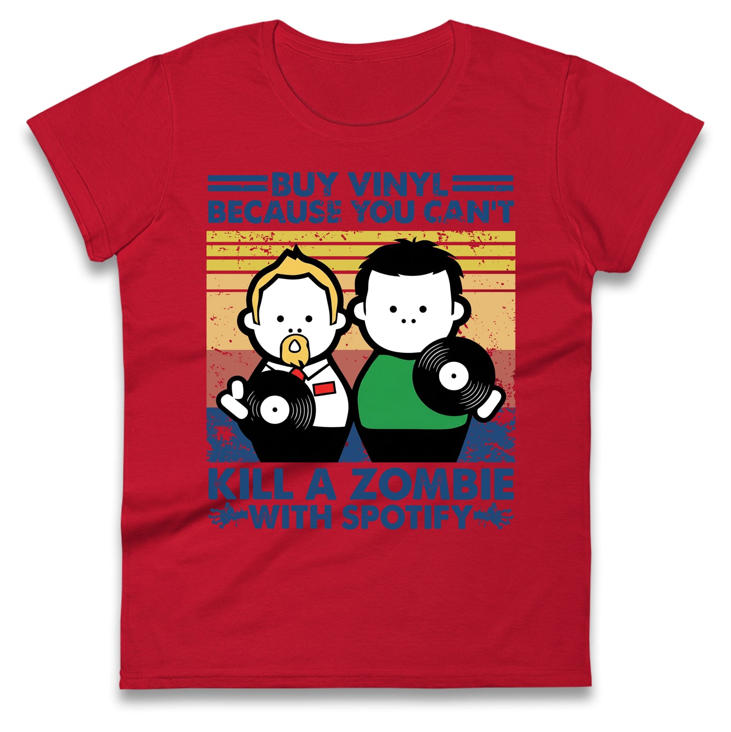 Buy Vinyl Recors Ladies T Shirt