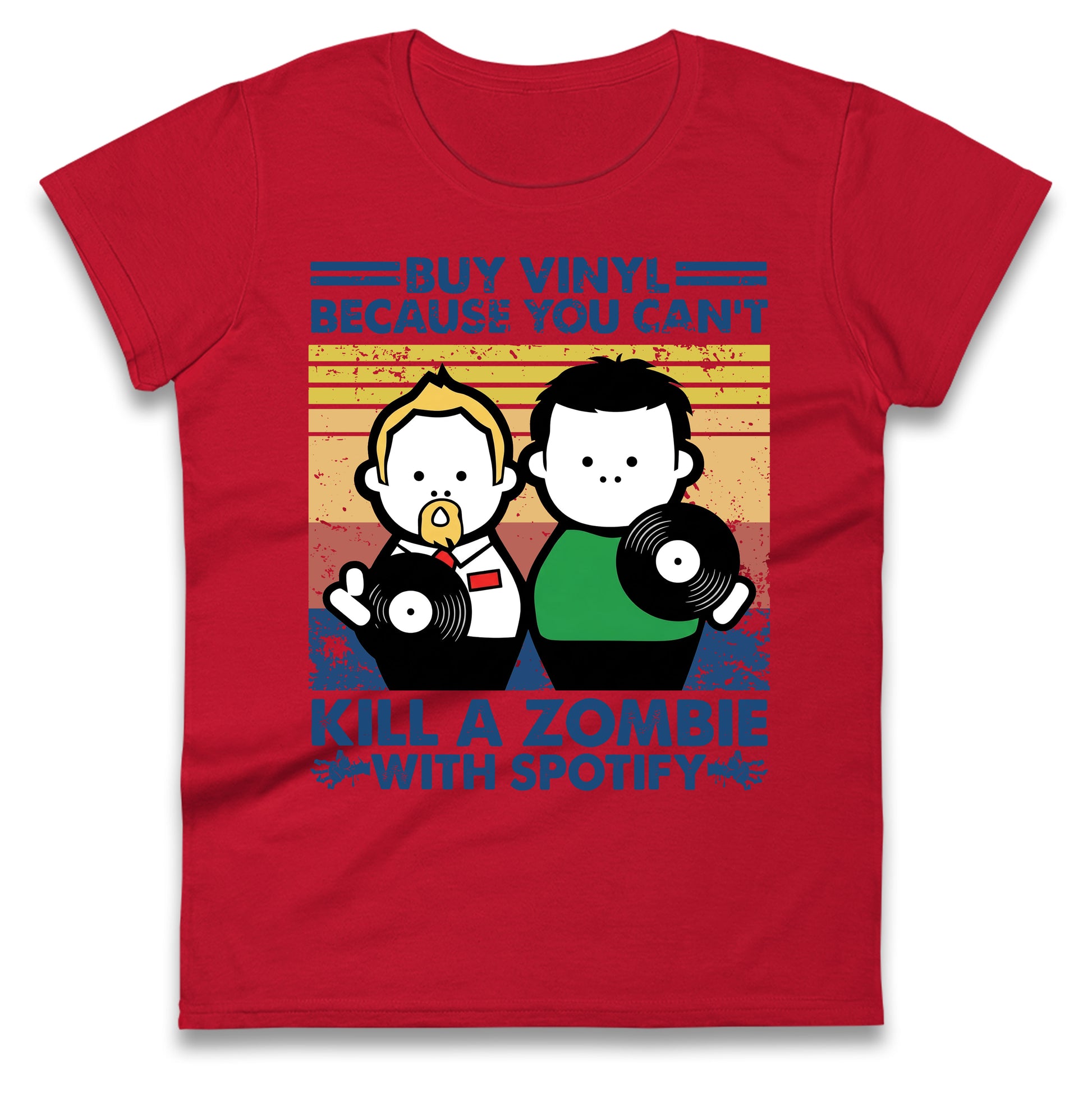Buy Vinyl Recors Ladies T Shirt