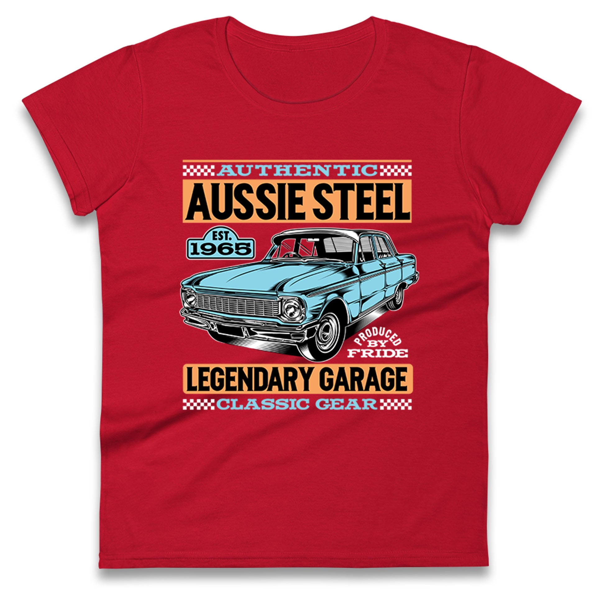 Authentic Aussie Steel Ladies T Shirt