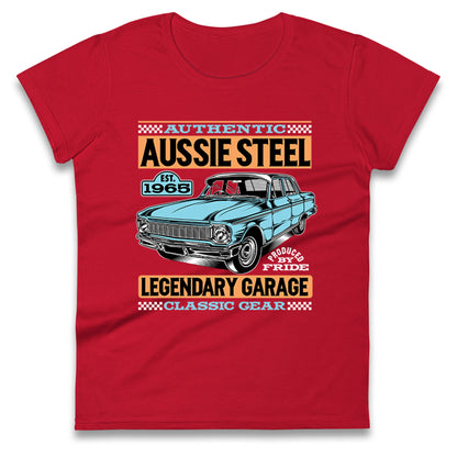 Authentic Aussie Steel Ladies T Shirt