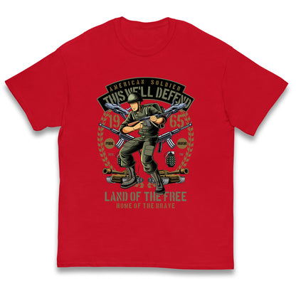 American Soldier Kids T Shirt