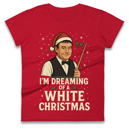Snooker Christmas Ladies T Shirt