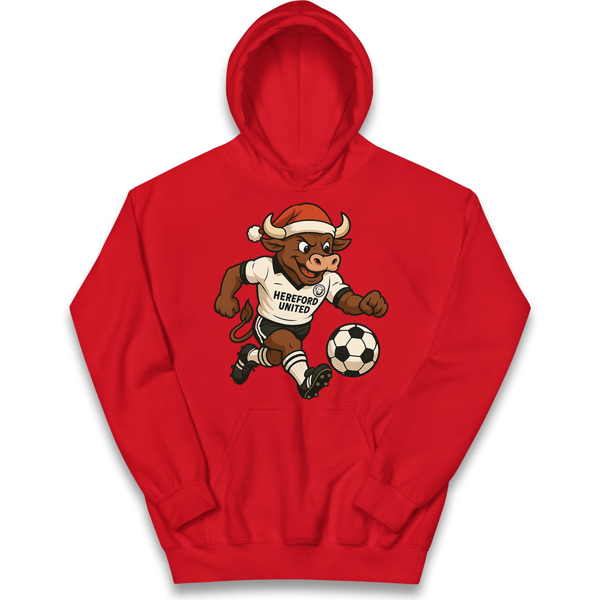 Retro Hereford Christmas Kids Hoodie