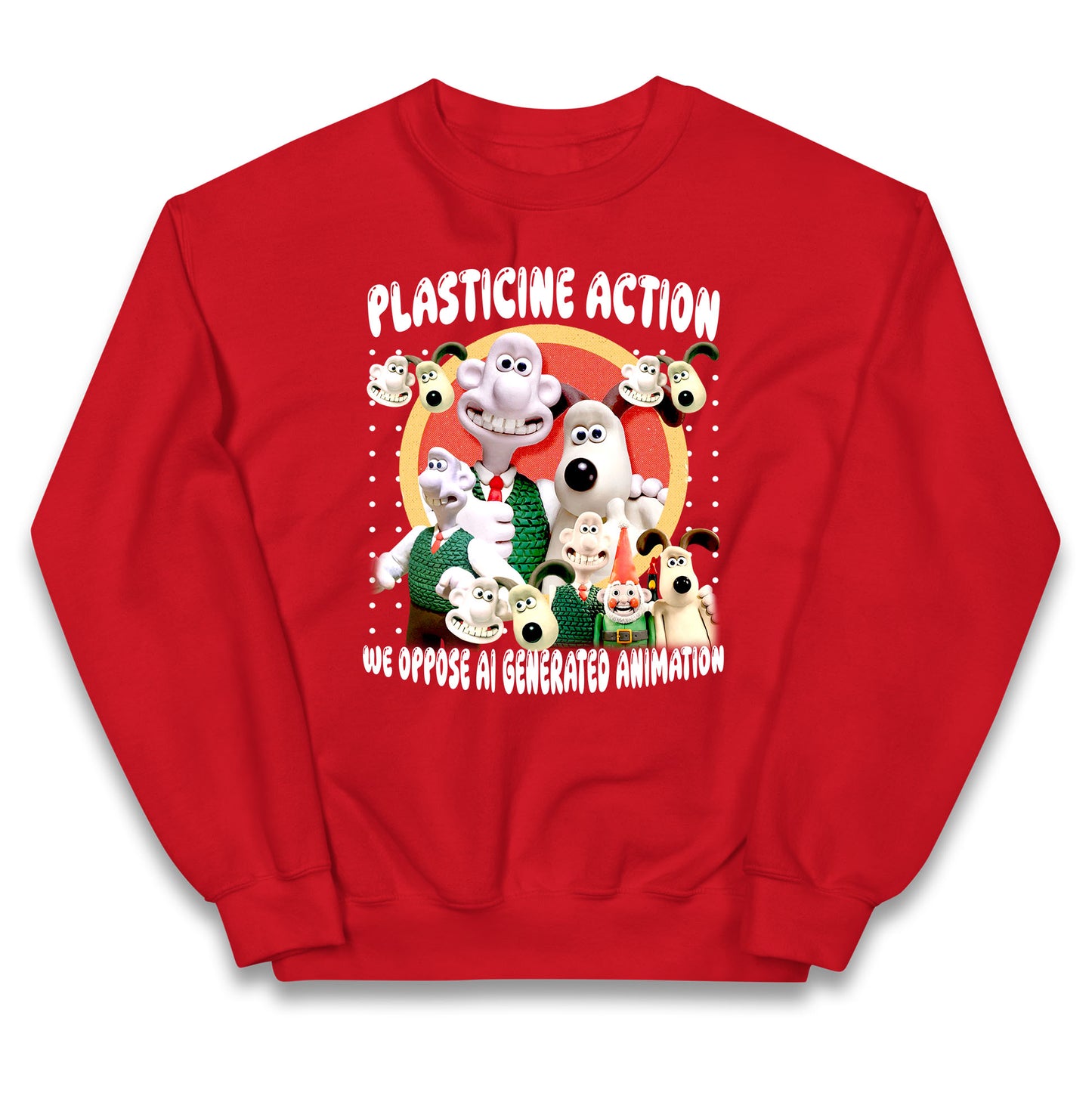 Plasticine Action Figure Kids Jumper