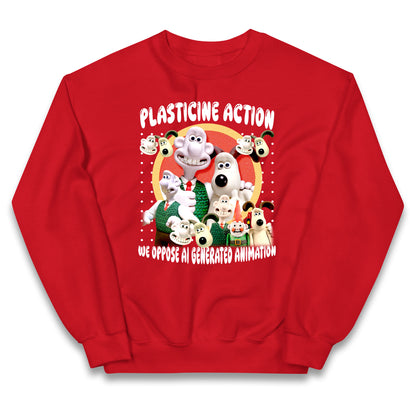 Plasticine Action Figure Kids Jumper