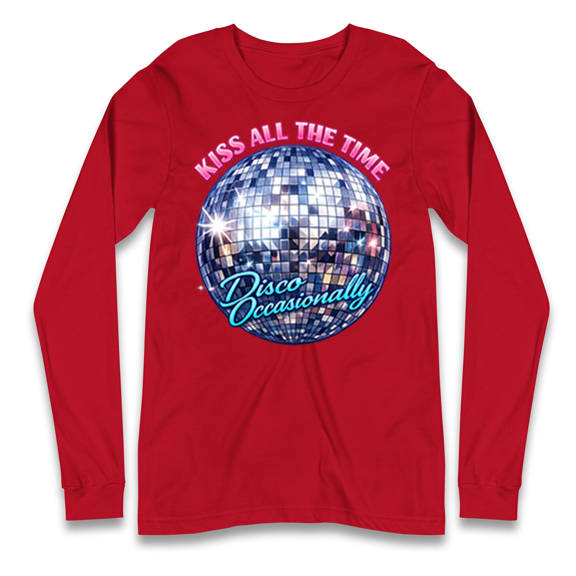 Kiss All The Time Disco Occasionally Longsleeve T Shirt
