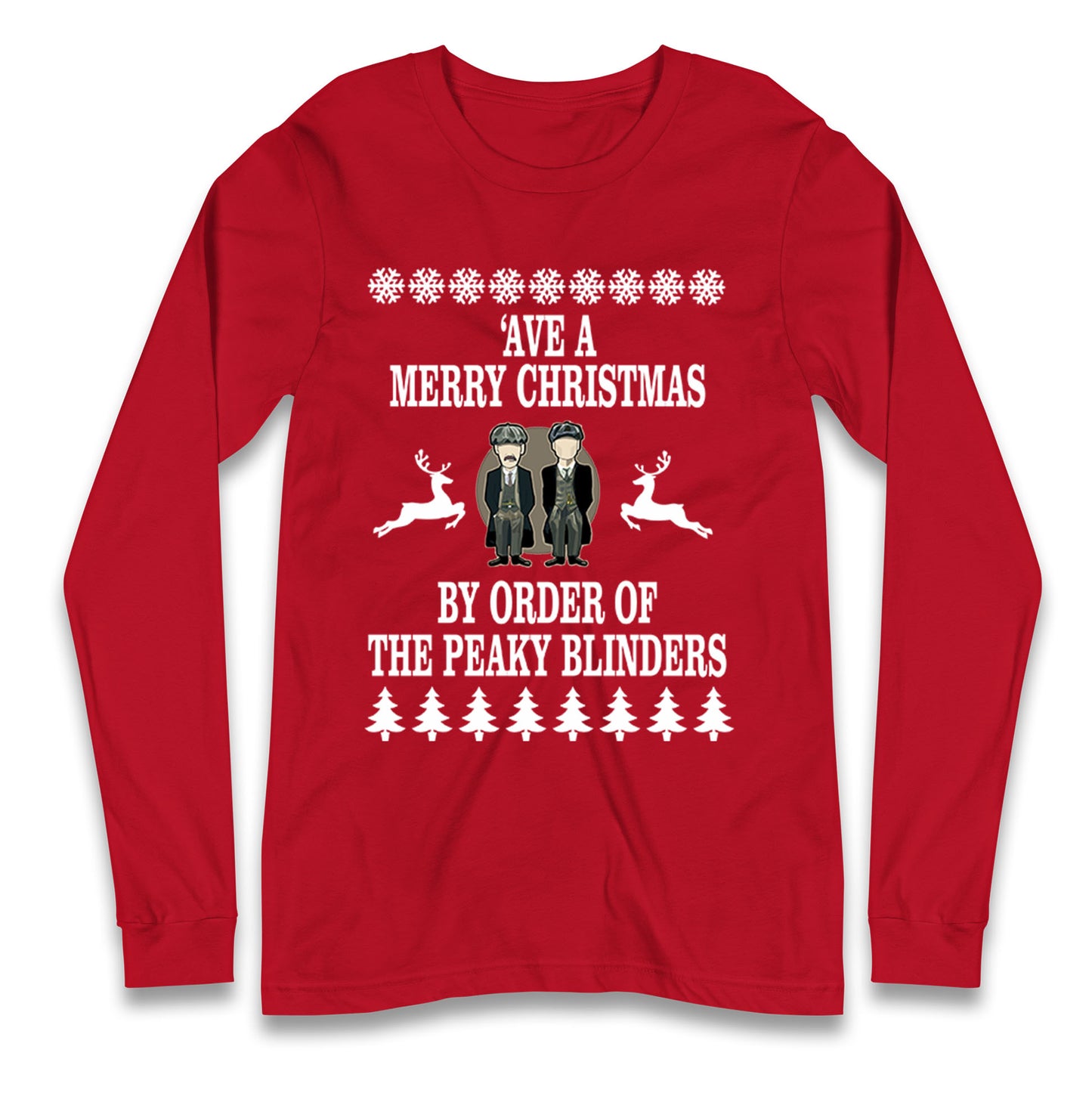 Peaky Blinders Christmas Longsleeve T Shirt