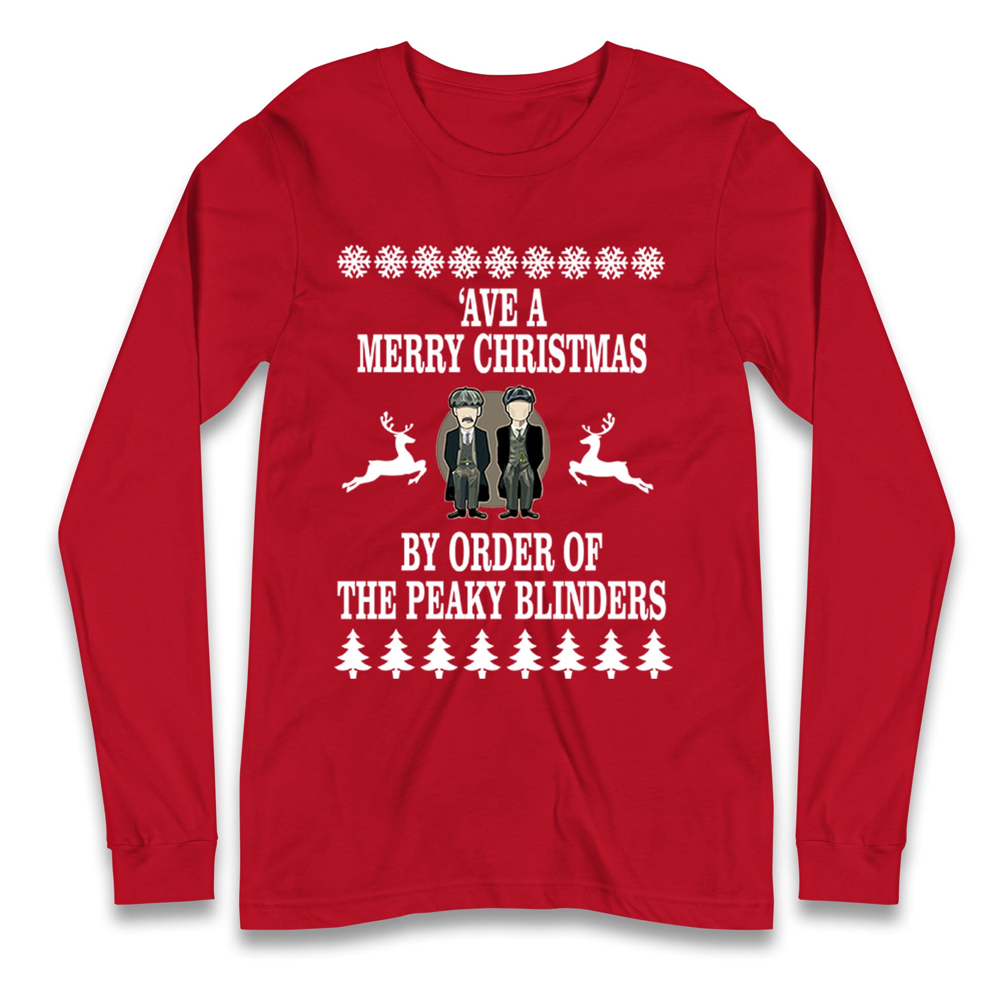 Peaky Blinders Christmas Longsleeve T Shirt